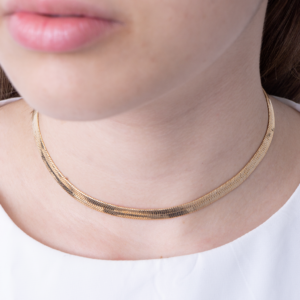 Choker Fita Laminada