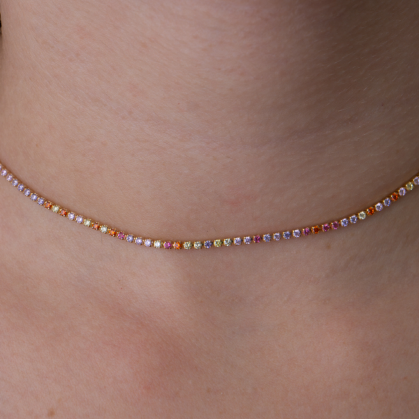 Choker Riviera Colorida 3mm - Image 4