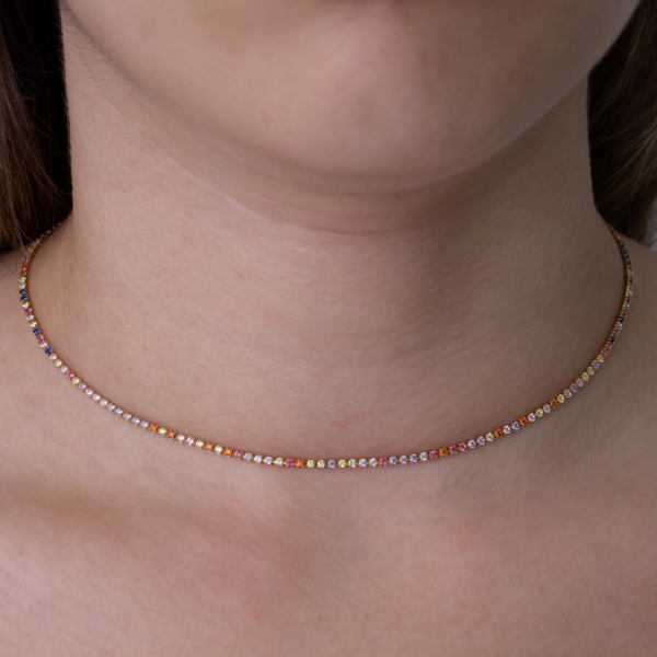 Choker Riviera Colorida 3mm - Image 2