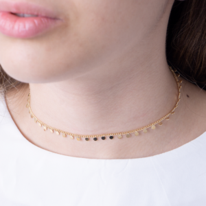 Colar Choker Bolinhas