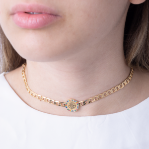 Choker Grumet Com Pingente