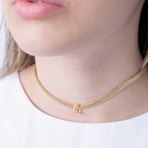 Choker Malha Com Letra